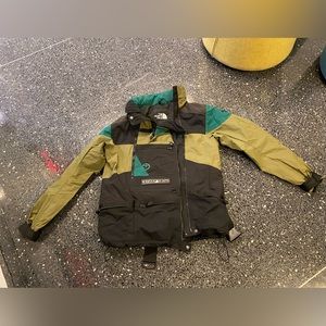 North Face Like new Men’s S Women’s M green olive black Steep Tech jacket.